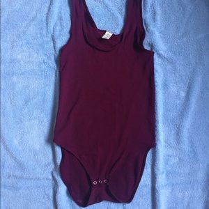 SALE Victoria’s Secret Body Suit Burgundy Small